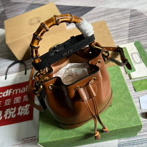 Gucci 724667 Diana Mini Bucket Bag Brown - Default Title - View 8