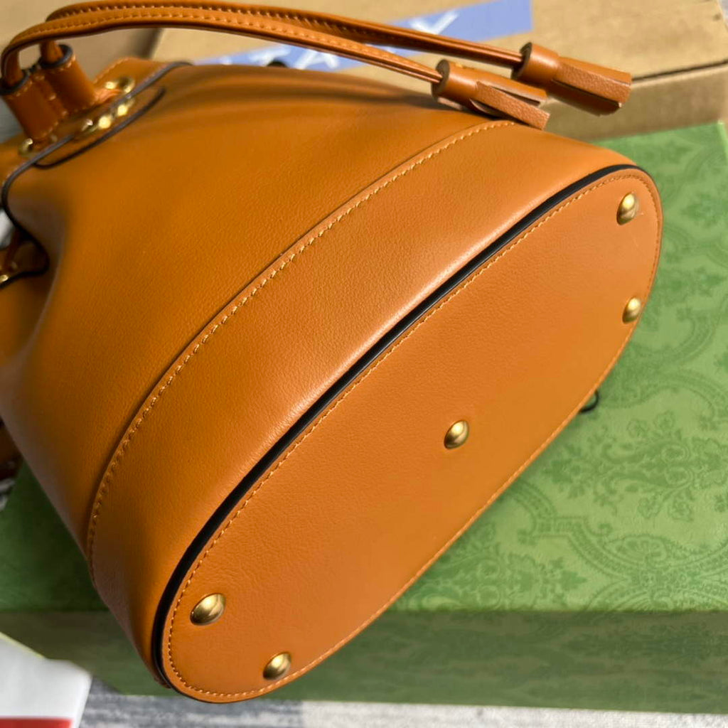 Gucci 724667 Diana Mini Bucket Bag Light Brown