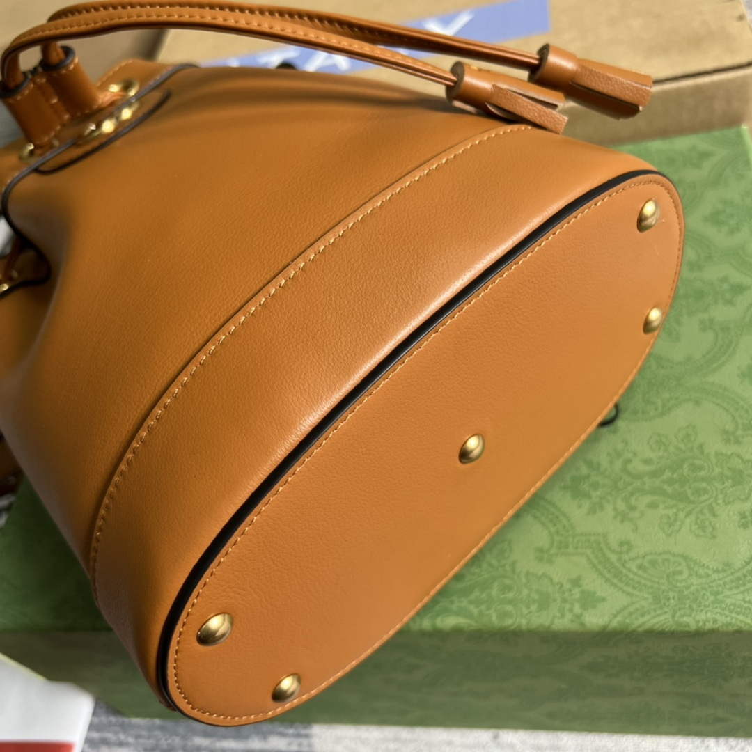 Gucci 724667 Diana Mini Bucket Bag Light Brown - Default Title - View 7