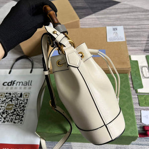 Gucci 724667 Diana Mini Bucket Bag White - Default Title - View 3
