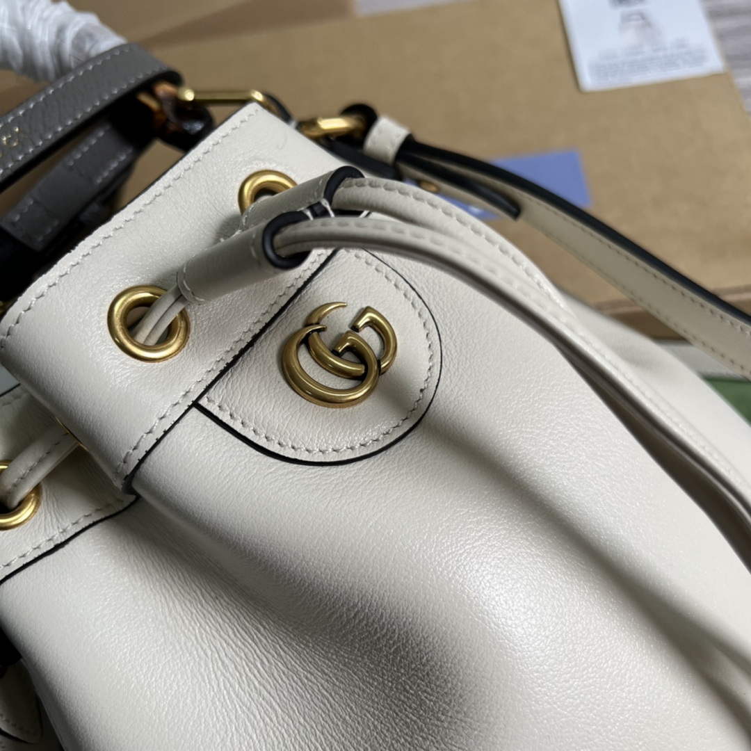 Gucci 724667 Diana Mini Bucket Bag White - Default Title - View 6