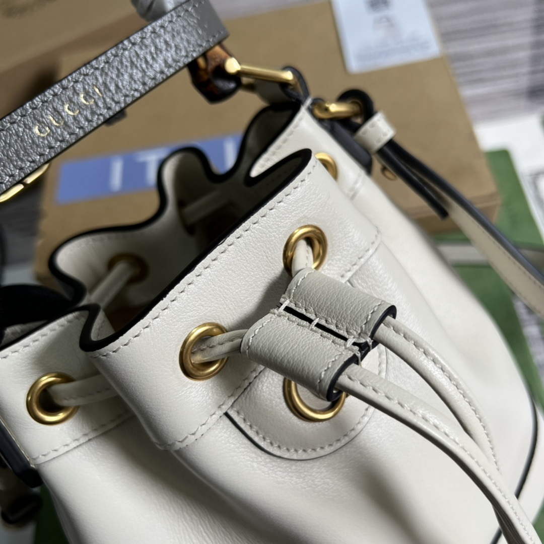 Gucci 724667 Diana Mini Bucket Bag White - Default Title - View 8