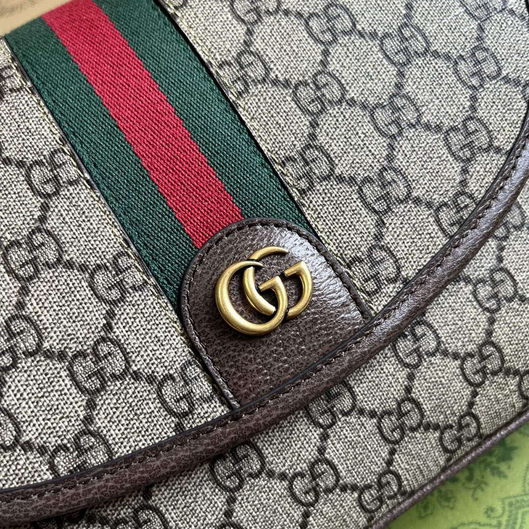 Gucci 724704 Ophidia Messenger Bag Brown - Default Title - View 5