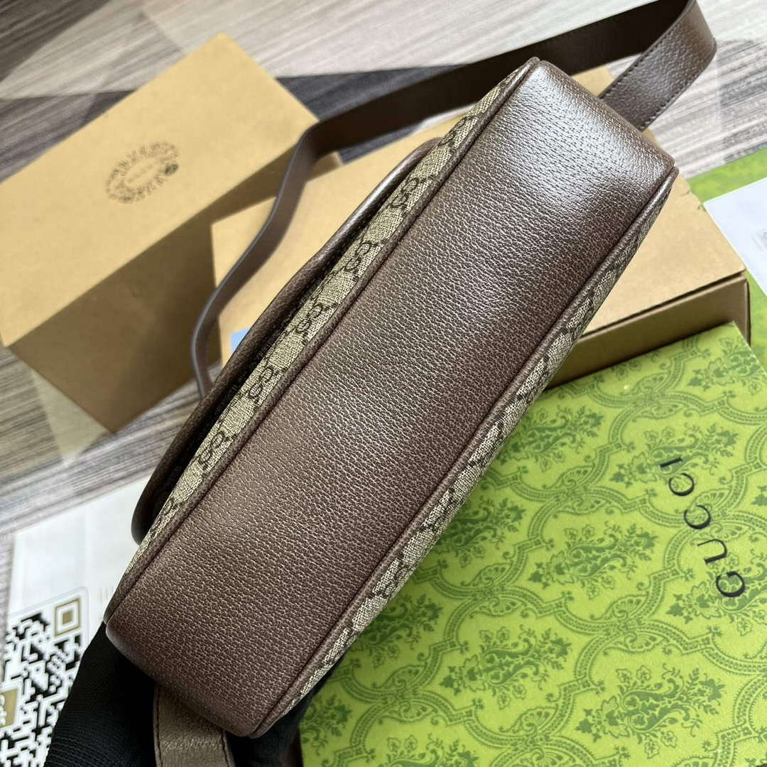 Gucci 724704 Ophidia Messenger Bag Brown - Default Title - View 6