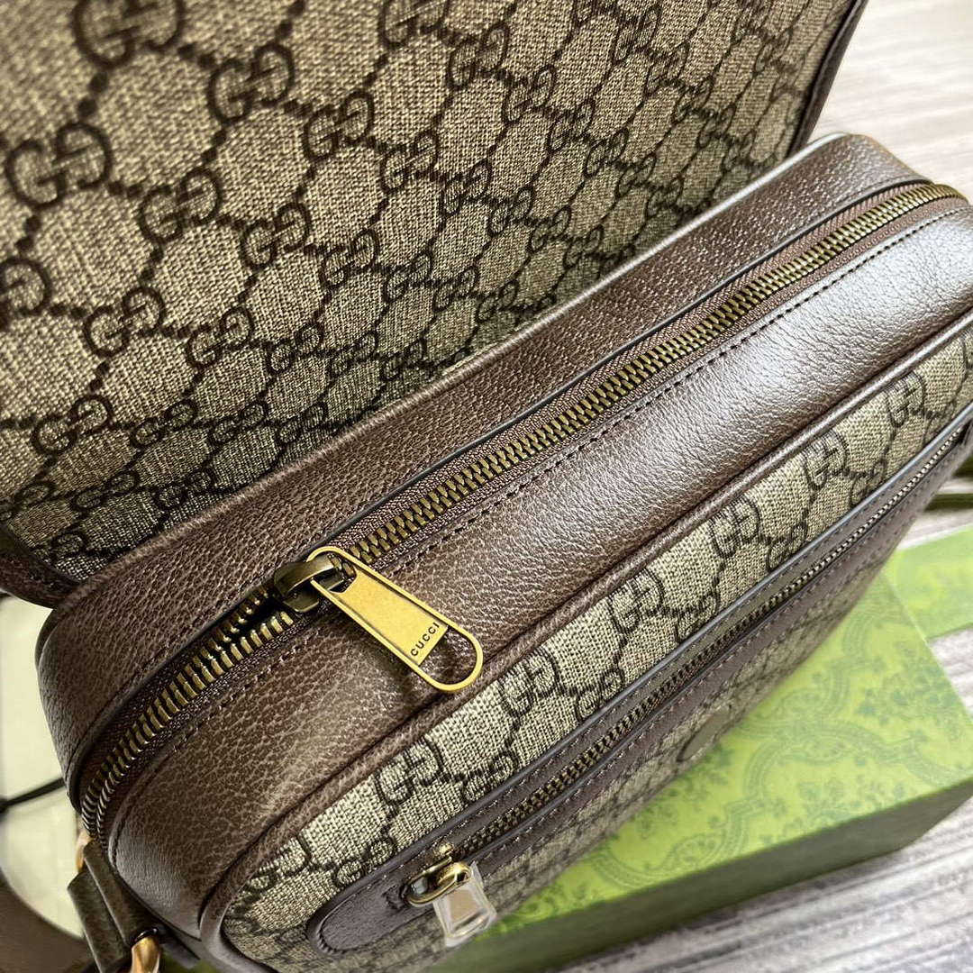Gucci 724704 Ophidia Messenger Bag Brown - Default Title - View 8