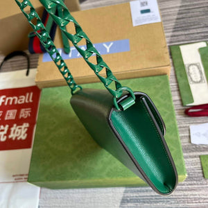 Gucci 724713 Gucci Horsebit 1955 mini bag Green - Default Title - View 3