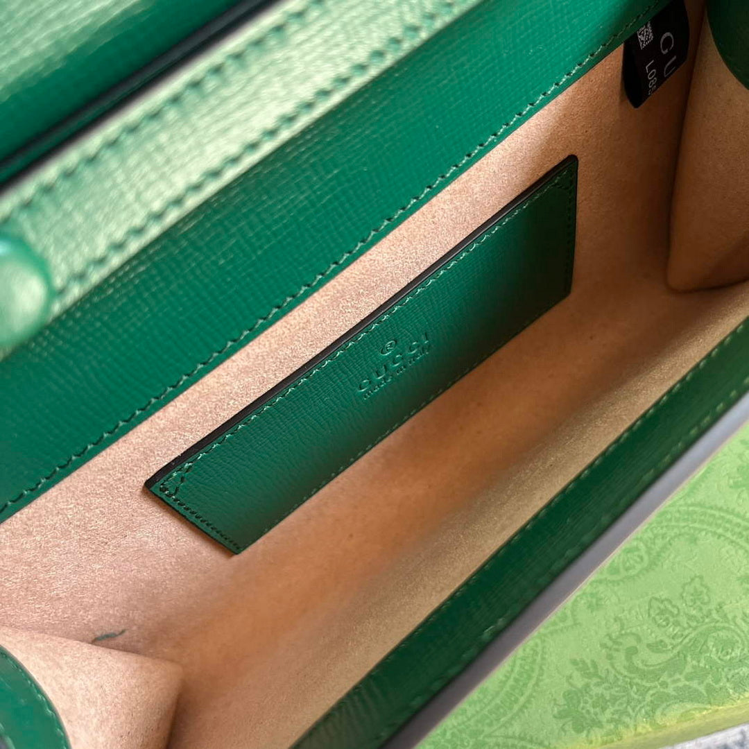 Gucci 724713 Gucci Horsebit 1955 mini bag Green - Default Title - View 9
