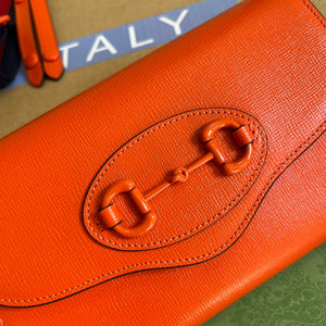 Gucci 724713 Gucci Horsebit 1955 mini bag Orange - Default Title - View 5