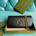 Gucci 725215 Gucci Blondie continental chain wallet Black - Default Title - View 1