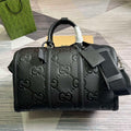 Gucci 725282 Jumbo GG Small Duffle Bag Black - Default Title - View 1