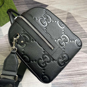 Gucci 725282 Jumbo GG Small Duffle Bag Black - Default Title - View 3