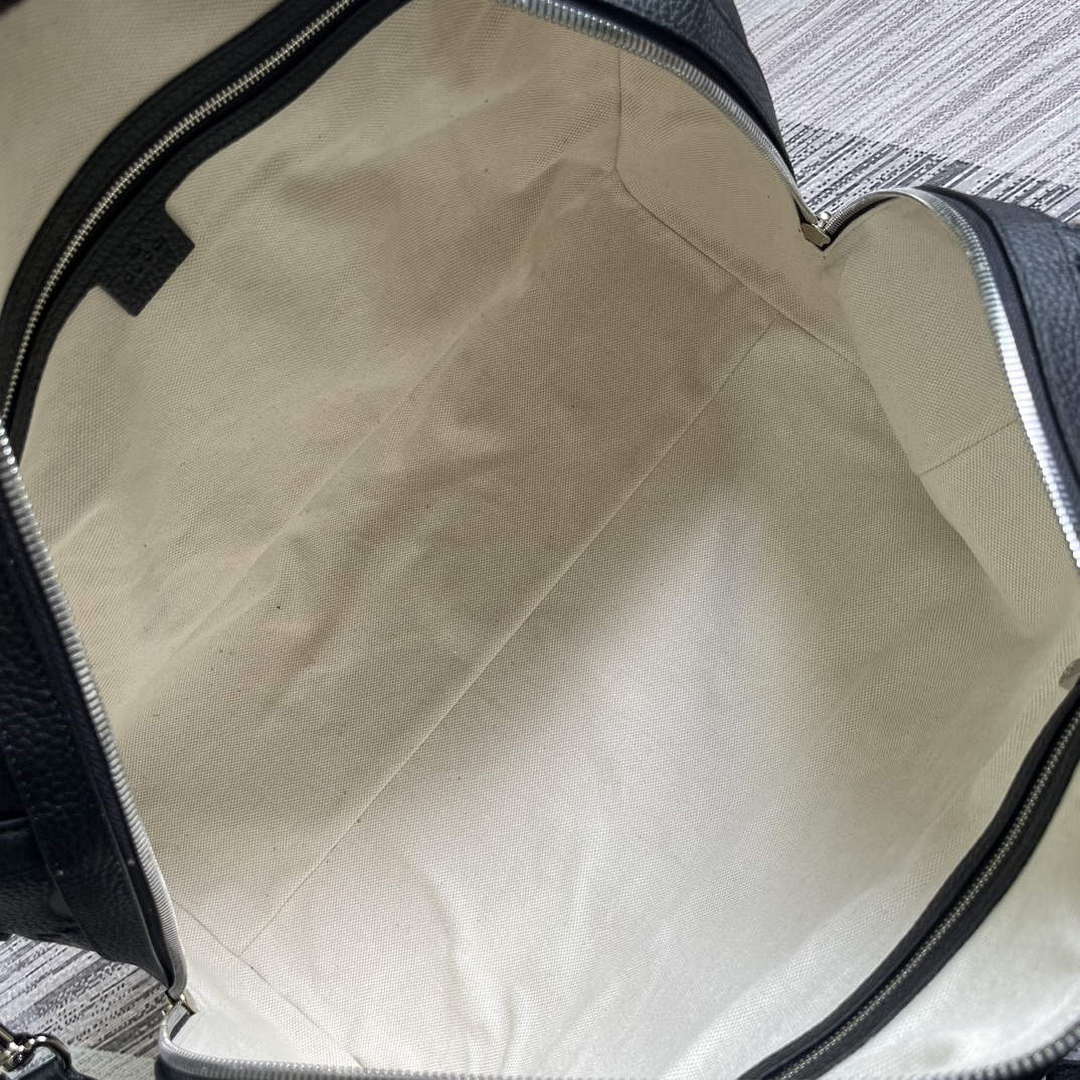 Gucci 725282 Jumbo GG Small Duffle Bag Black