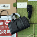 Gucci 725292 Jumbo GG Mini Duffle Bag Black - Default Title - View 1