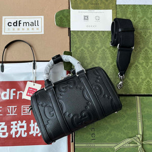 Gucci 725292 Jumbo GG Mini Duffle Bag Black - Default Title - View 2