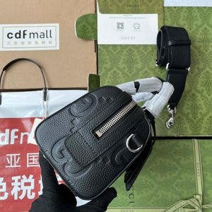 Gucci 725292 Jumbo GG Mini Duffle Bag Black - Default Title - View 4