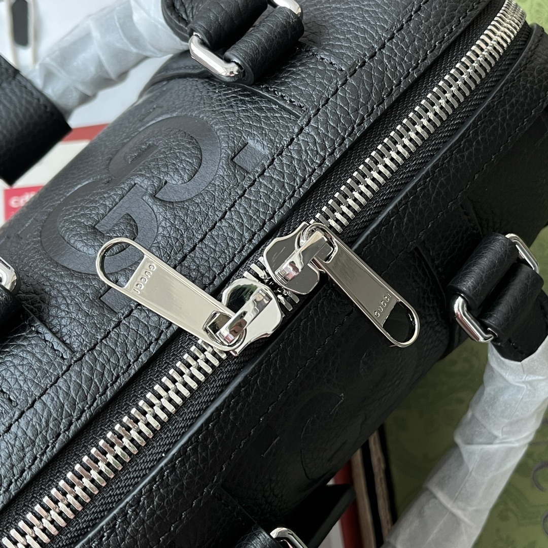 Gucci 725292 Jumbo GG Mini Duffle Bag Black