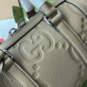 Gucci 725292 Jumbo GG Mini Duffle Bag Gray - Default Title - View 6