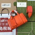 Gucci 725292 Jumbo GG Mini Duffle Bag Orange - Default Title - View 1