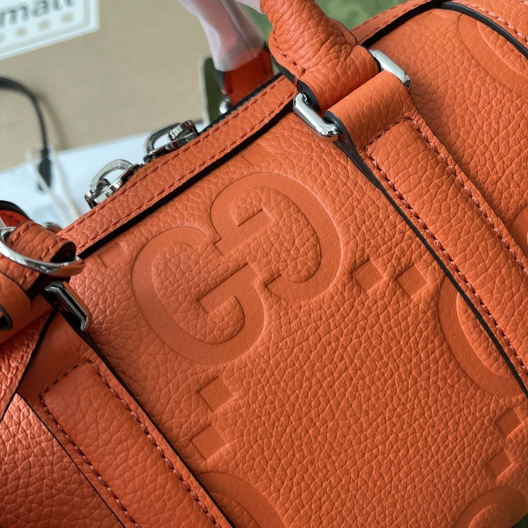 Gucci 725292 Jumbo GG Mini Duffle Bag Orange - Default Title - View 6