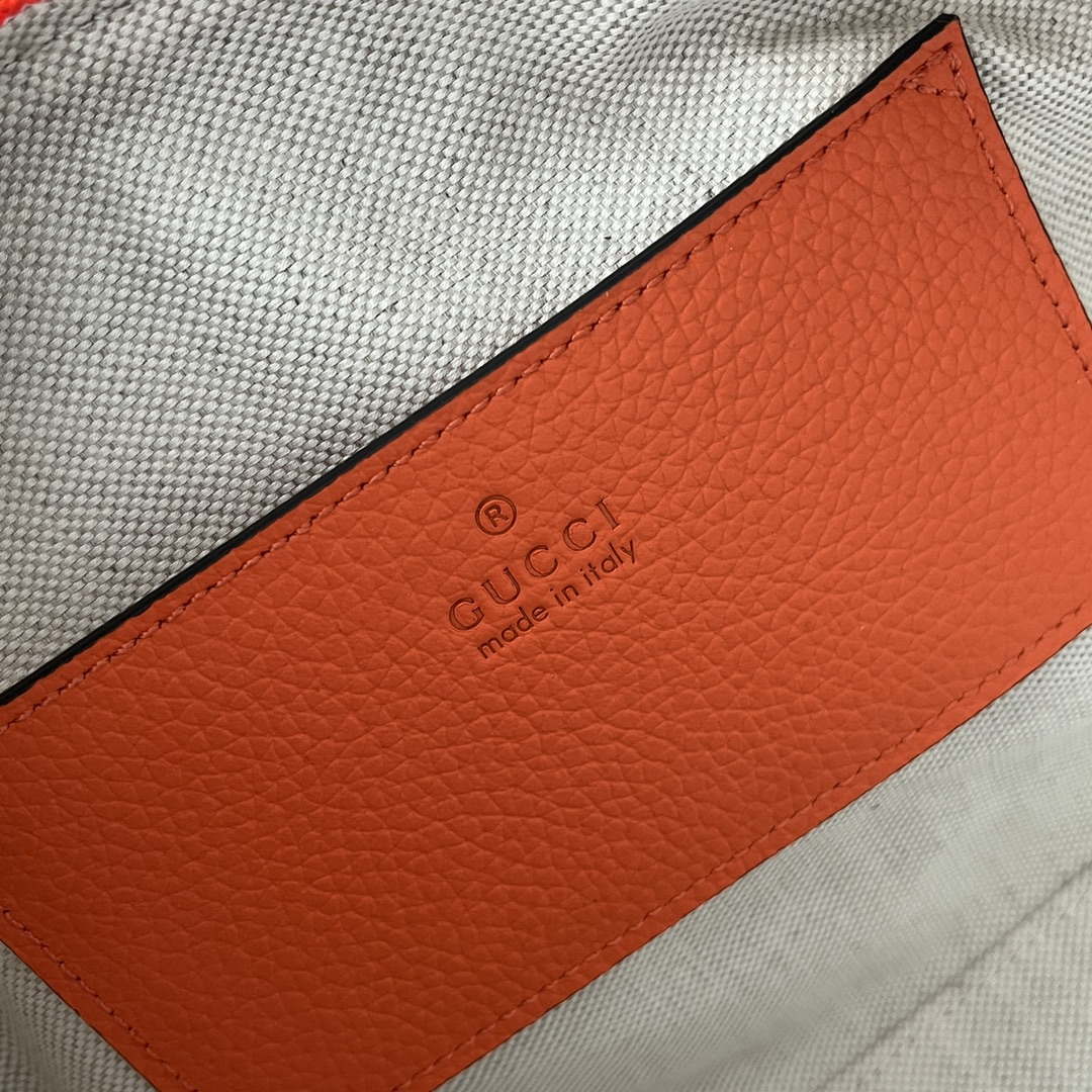 Gucci 725292 Jumbo GG Mini Duffle Bag Orange - Default Title - View 8