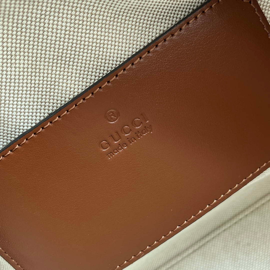 Gucci 725292 Jumbo GG Mini Embossed Bag Brown