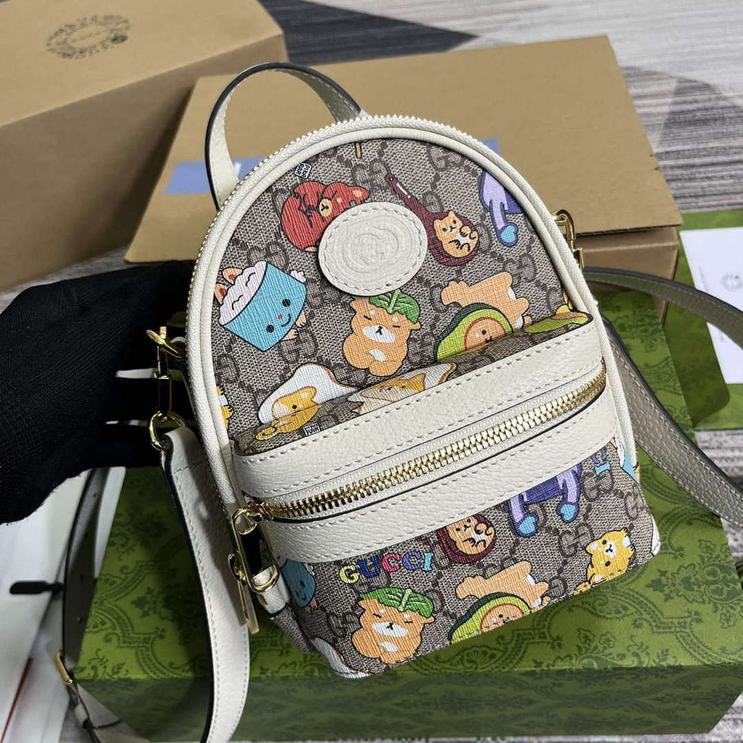 Gucci 725654 Gucci animal print multi-function bag - Default Title - View 4