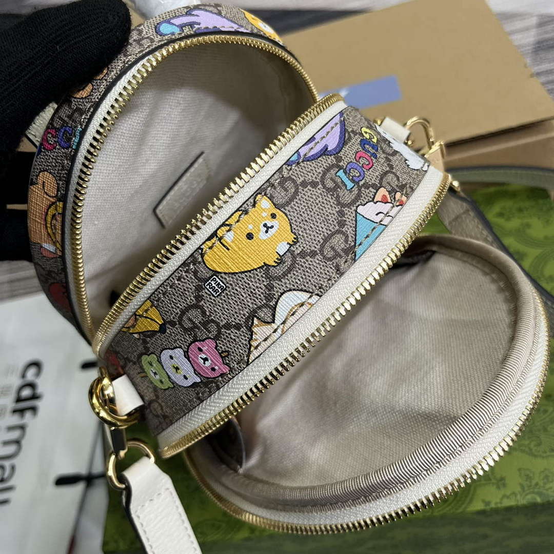 Gucci 725654 Gucci animal print multi-function bag - Default Title - View 8