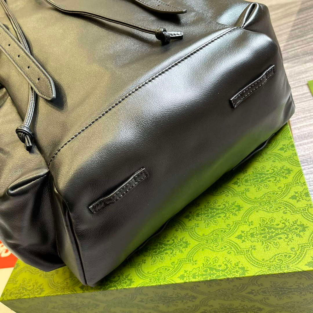 Gucci 725657 Backpack With Tonal Double G Black