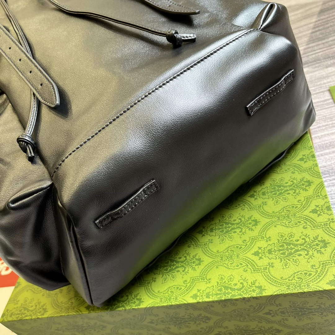 Gucci 725657 Backpack With Tonal Double G Black - Default Title - View 7