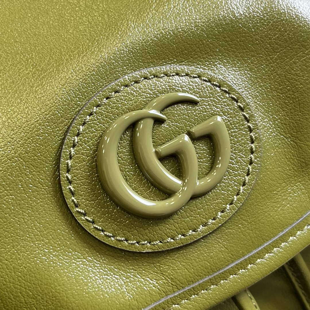 Gucci 725657 Backpack With Tonal Double G Forest green - Default Title - View 6