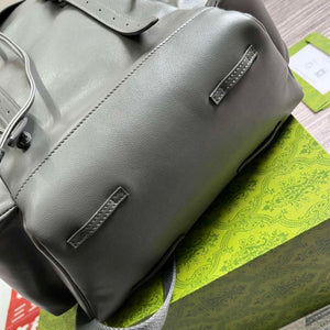 Gucci 725657 Backpack With Tonal Double G Gray - Default Title - View 7