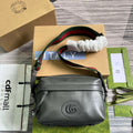 Gucci 725696 Shoulder bag with tonal Double G Gray - Default Title - View 1
