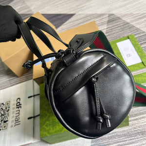 Gucci 725701 Small duffle bag with tonal Double G Black - Default Title - View 5