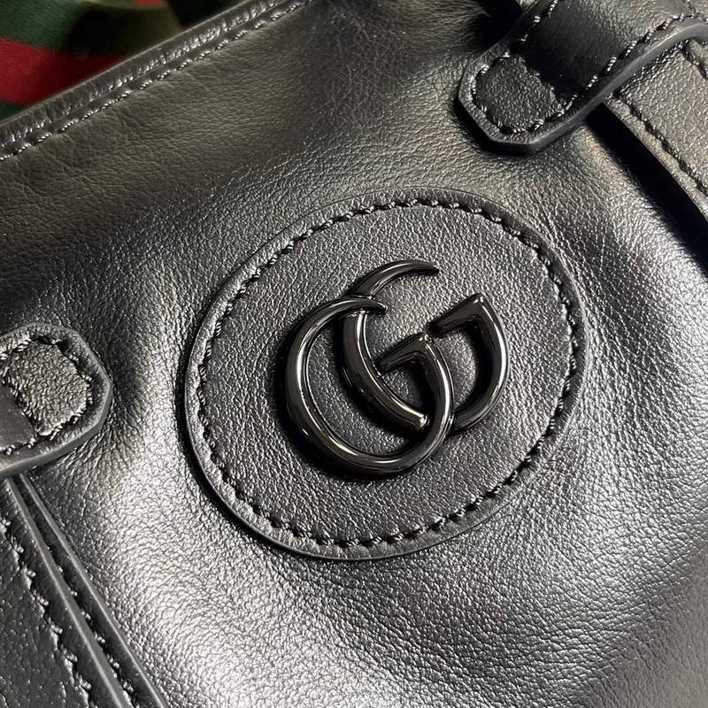 Gucci 725701 Small duffle bag with tonal Double G Black - Default Title - View 6