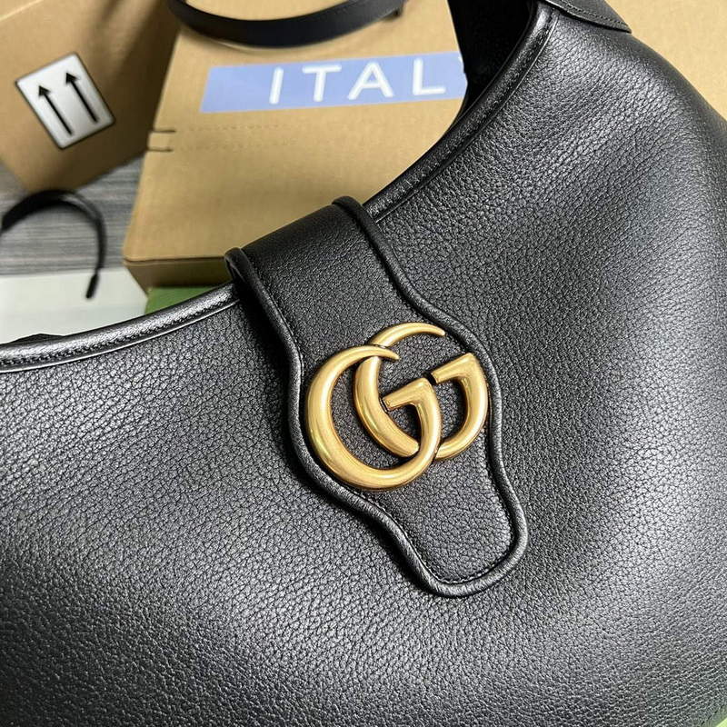 Gucci 726274 Aphrodite Medium Shoulder Bag Black - Default Title - View 6