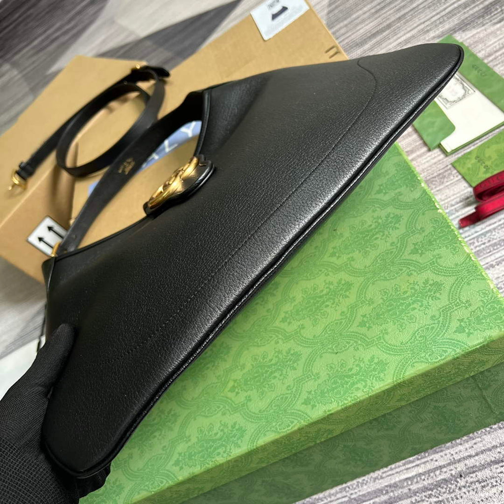 Gucci 726274 Aphrodite Medium Shoulder Bag Black
