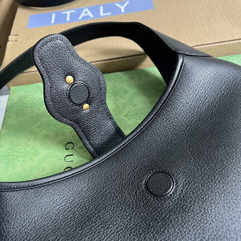 Gucci 726274 Aphrodite Medium Shoulder Bag Black - Default Title - View 8