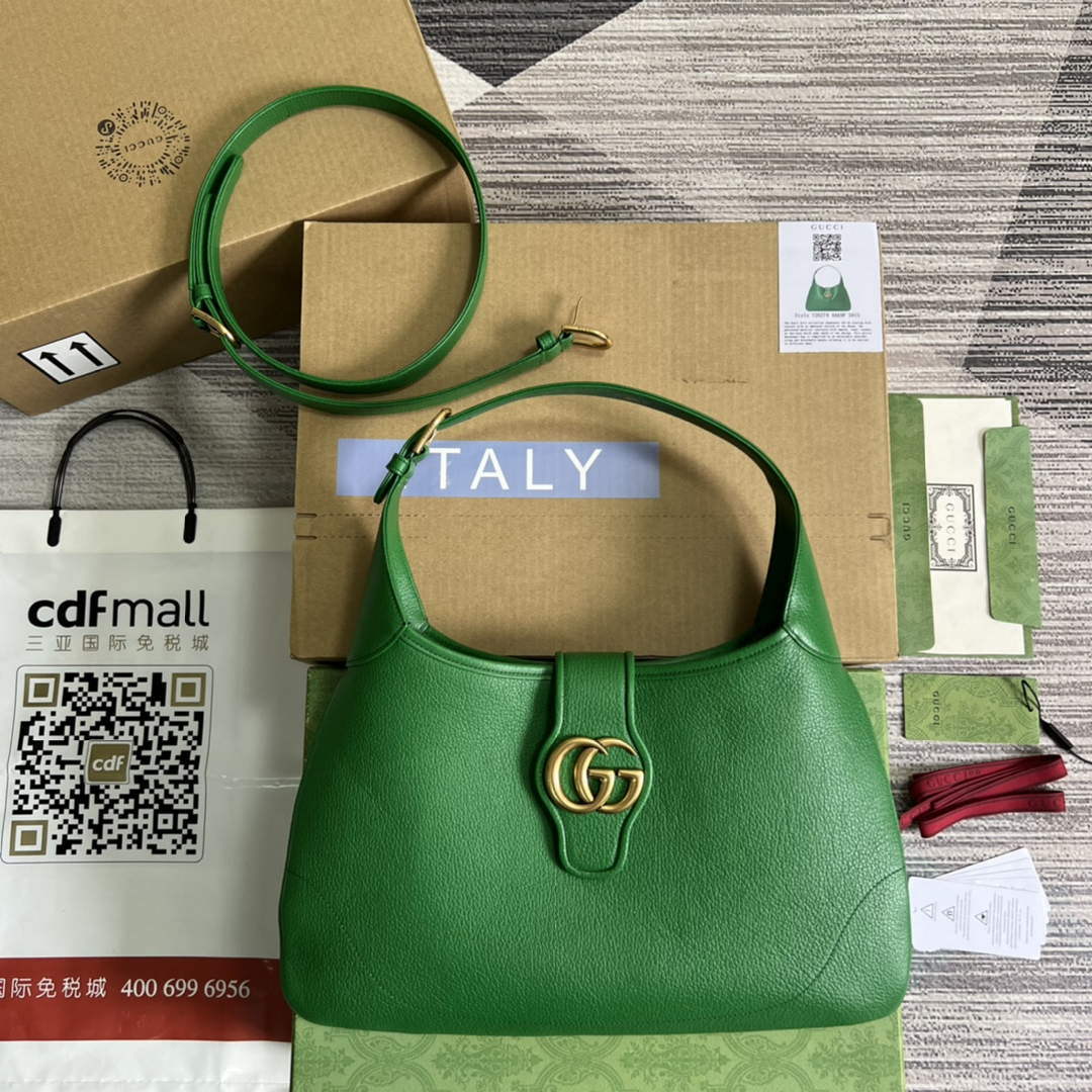 Gucci 726274 Aphrodite Medium Shoulder Bag Green - Default Title - View 1