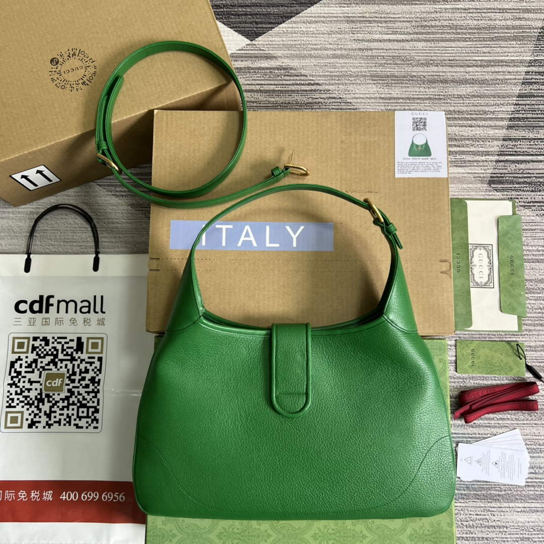 Gucci 726274 Aphrodite Medium Shoulder Bag Green - Default Title - View 2