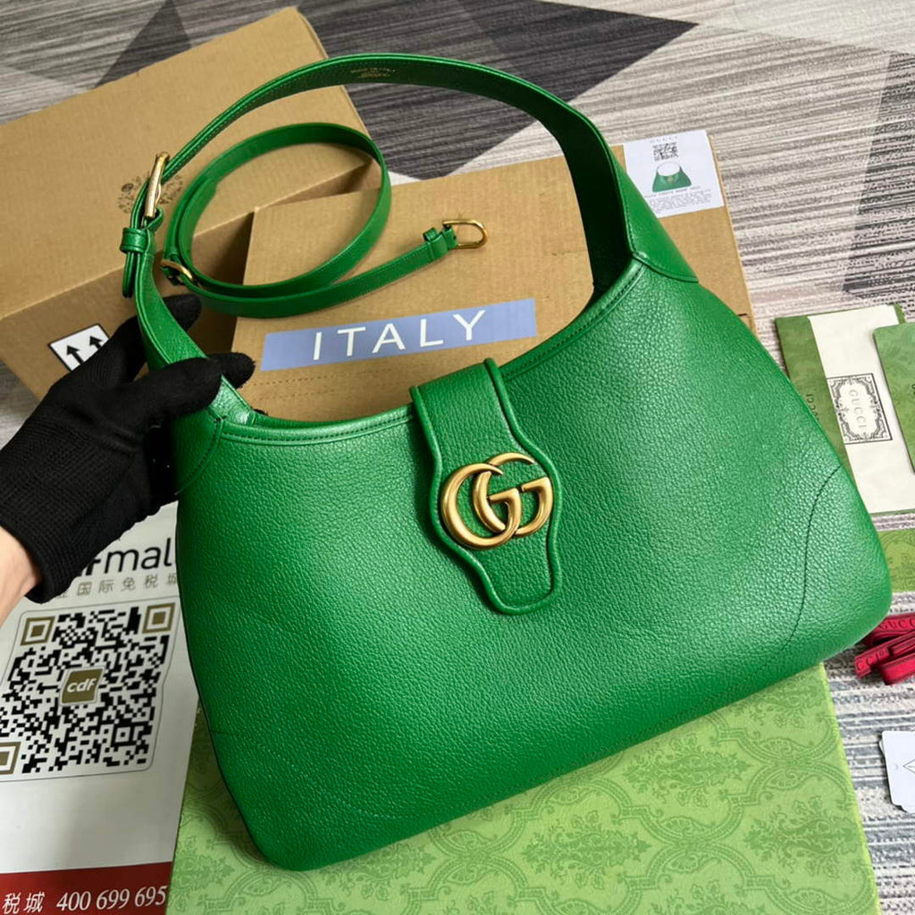 Gucci 726274 Aphrodite Medium Shoulder Bag Green