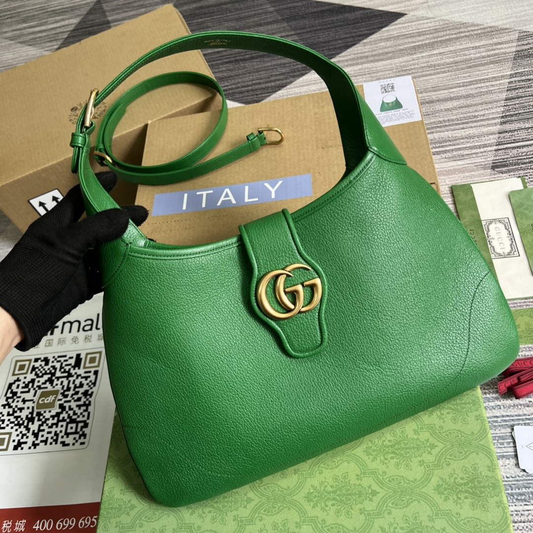Gucci 726274 Aphrodite Medium Shoulder Bag Green - Default Title - View 4