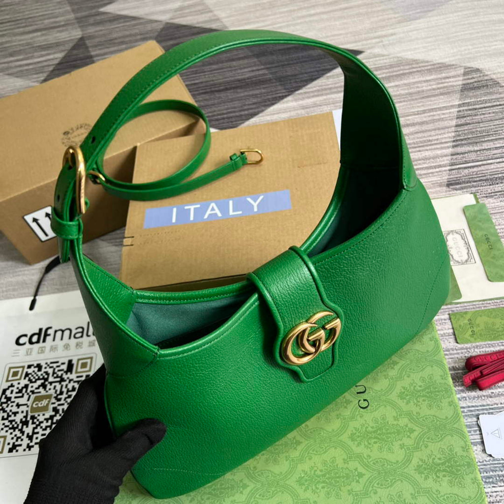 Gucci 726274 Aphrodite Medium Shoulder Bag Green