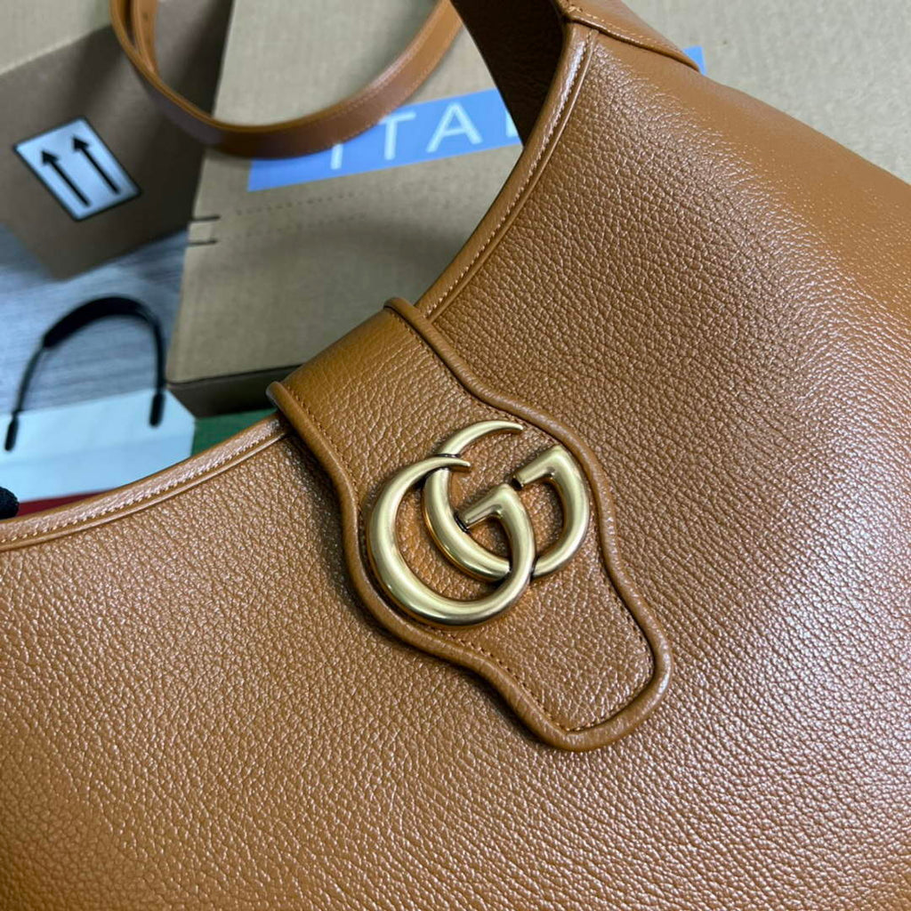 Gucci 726274 Aphrodite Medium Shoulder Bag Light Brown