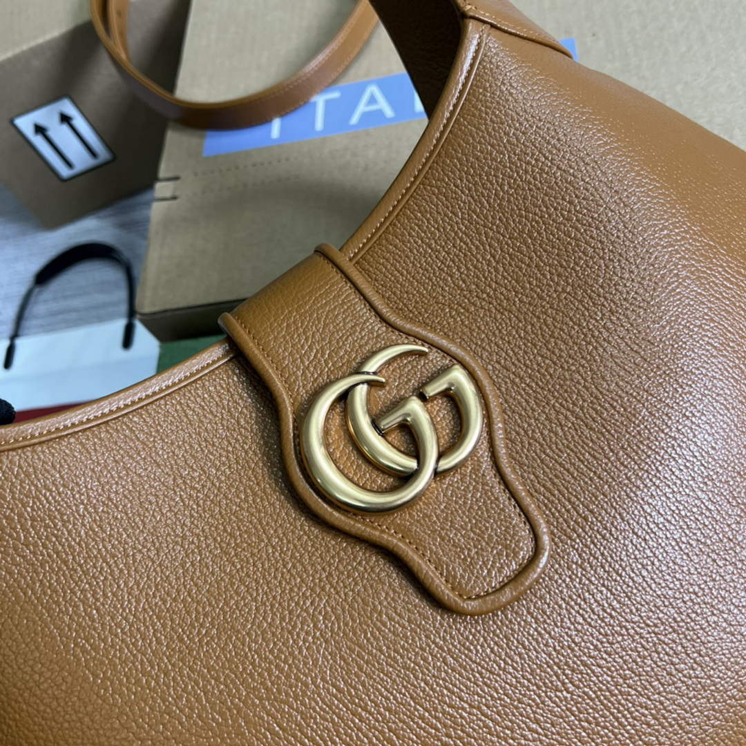 Gucci 726274 Aphrodite Medium Shoulder Bag Light Brown - Default Title - View 5