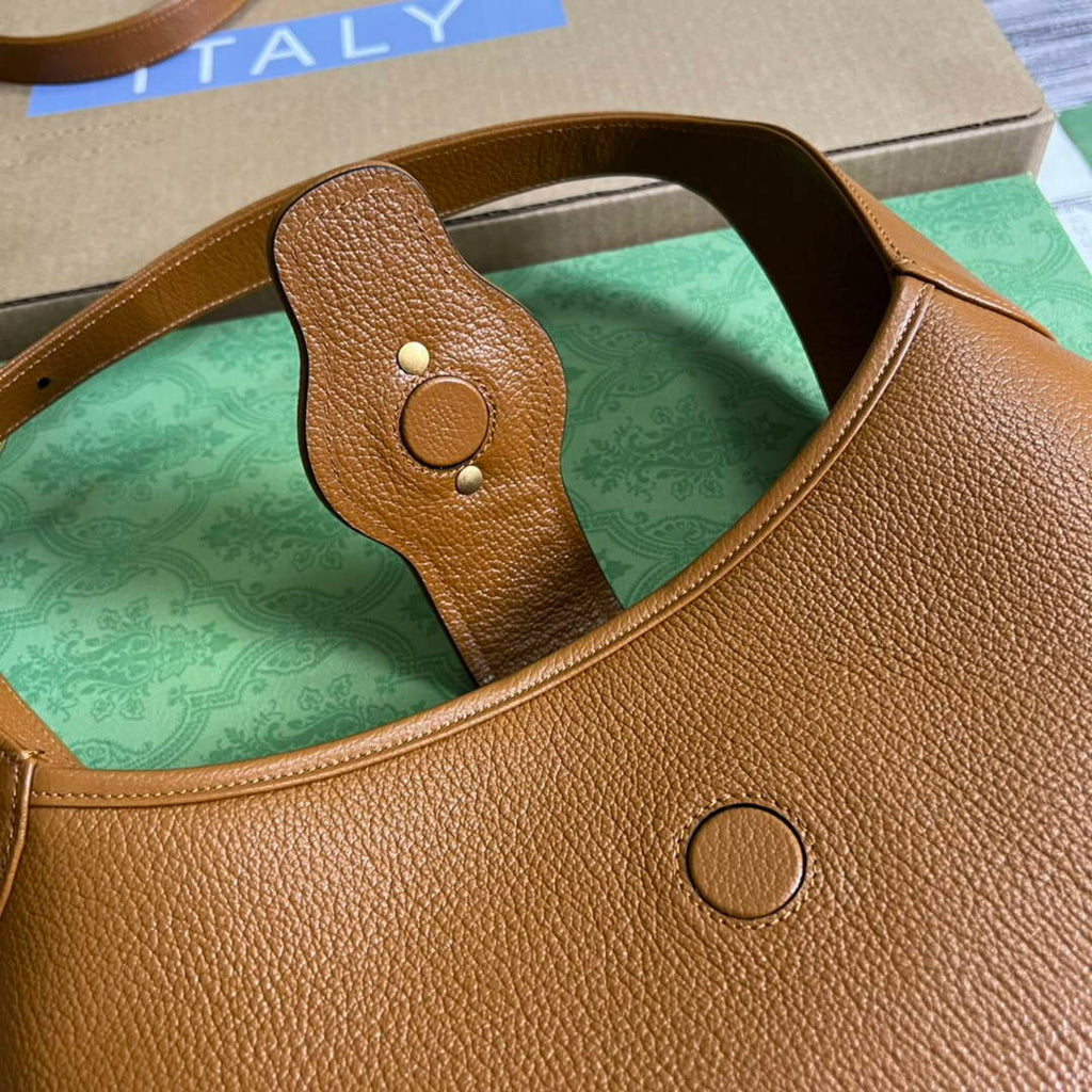Gucci 726274 Aphrodite Medium Shoulder Bag Light Brown