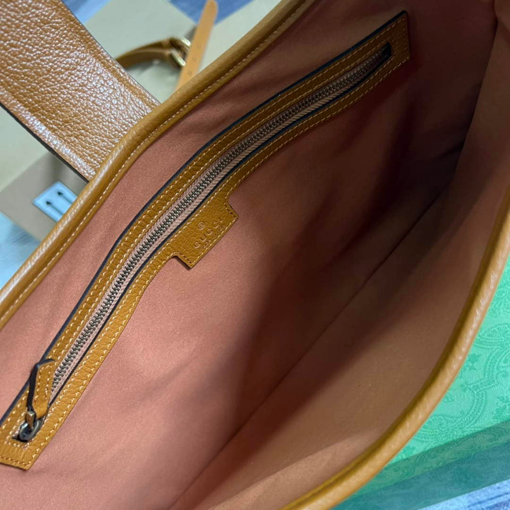 Gucci 726274 Aphrodite Medium Shoulder Bag Light Brown