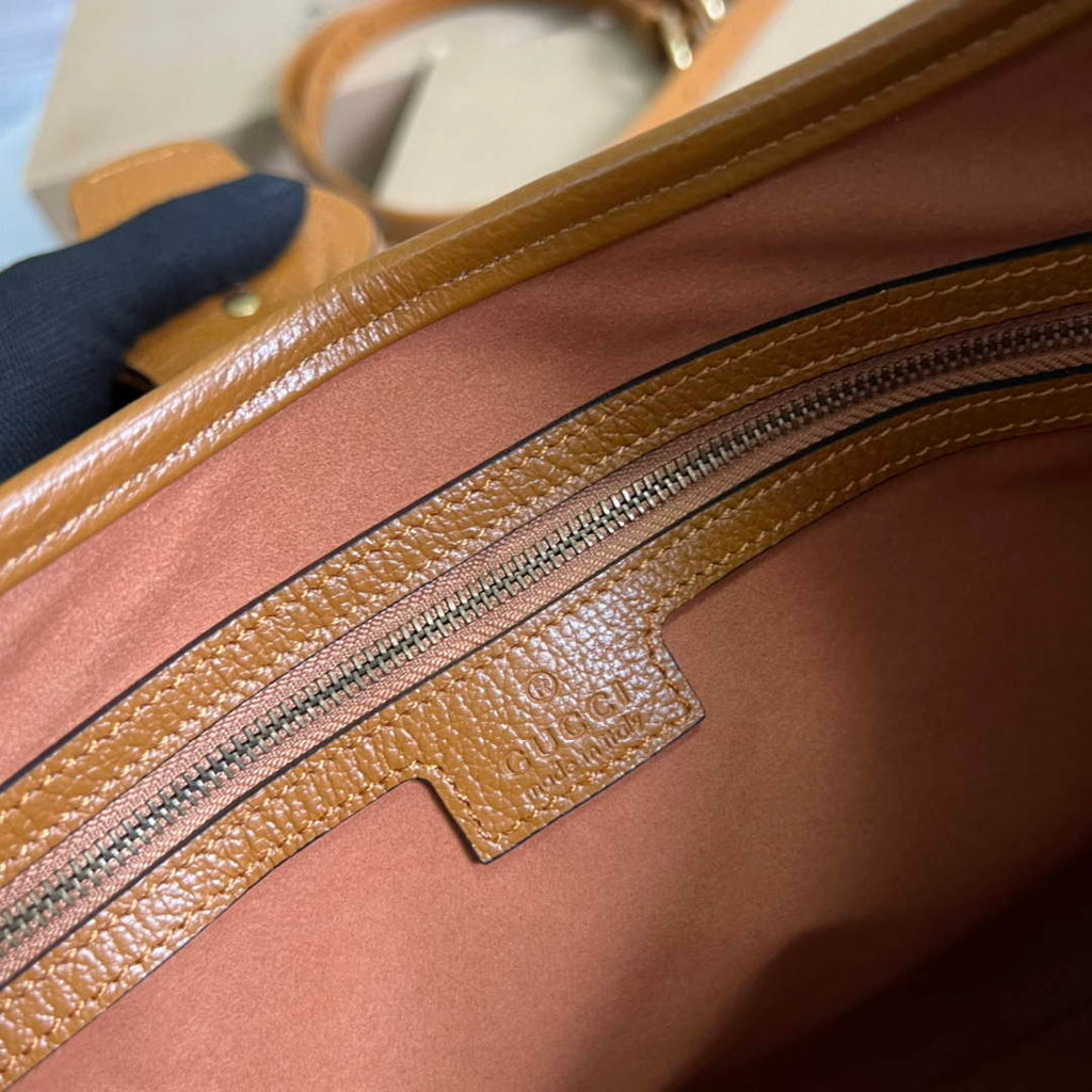 Gucci 726274 Aphrodite Medium Shoulder Bag Light Brown