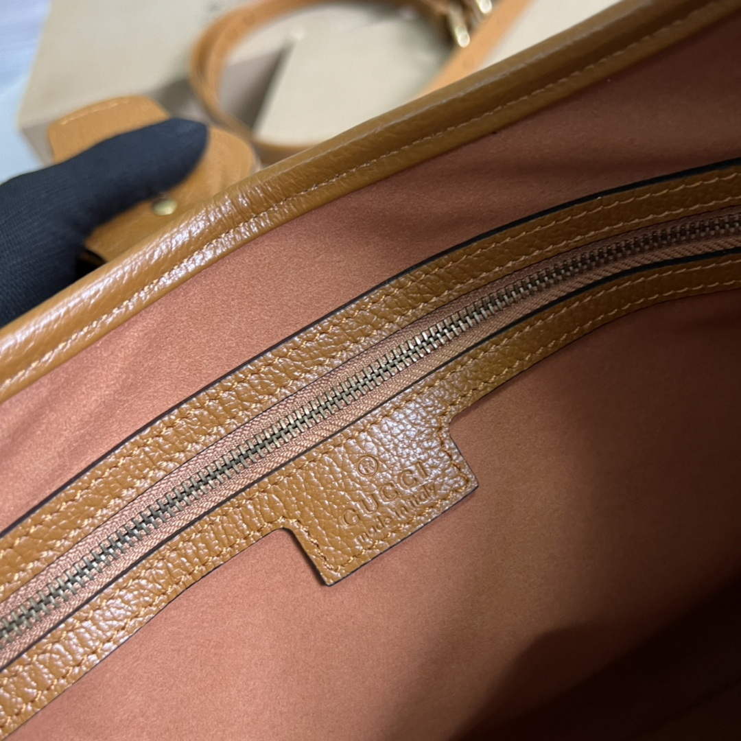 Gucci 726274 Aphrodite Medium Shoulder Bag Light Brown - Default Title - View 9