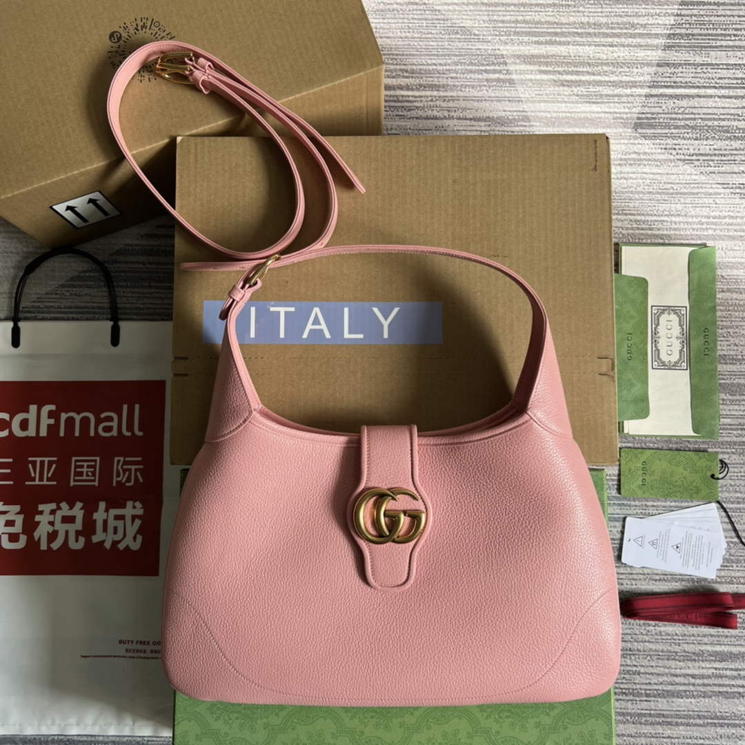 Gucci 726274 Aphrodite Medium Shoulder Bag Light Pink - Default Title - View 1