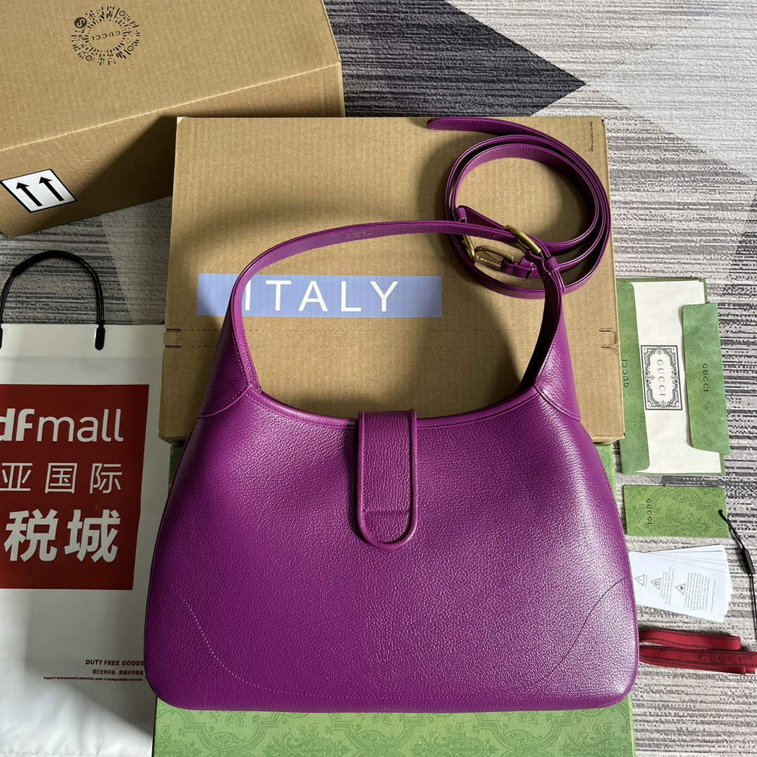 Gucci 726274 Aphrodite Medium Shoulder Bag Purple - Default Title - View 2
